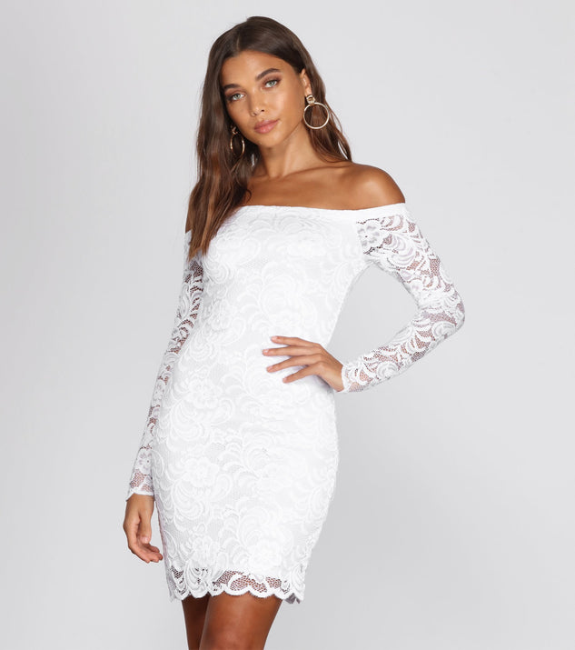 You’ll make a statement in Obsessed Over Lace Mini Dress as an NYE club dress, a tight dress for holiday parties, sexy clubwear, or a sultry bodycon dress for that fitted silhouette.