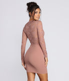 Sweet Babe Laced Mini Dress