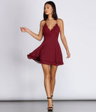 Never Too Much Chiffon Skater Dress is a stunning choice for a bridesmaid dress or maid of honor dress, and to feel beautiful at Prom 2023, spring weddings, formals, & military balls!