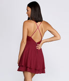 Never Too Much Chiffon Skater Dress is a stunning choice for a bridesmaid dress or maid of honor dress, and to feel beautiful at Prom 2023, spring weddings, formals, & military balls!