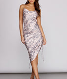 Such A Queen Midi Dress creates the perfect spring wedding guest dress or cocktail attire with stylish details in the latest trends for 2023!