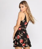 Floral Passion Scuba Skater Dress