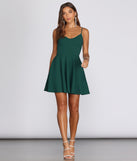 Effortless Beauty Skater Dress is a stunning choice for a bridesmaid dress or maid of honor dress, and to feel beautiful at Prom 2023, spring weddings, formals, & military balls!