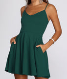 Effortless Beauty Skater Dress is a stunning choice for a bridesmaid dress or maid of honor dress, and to feel beautiful at Prom 2023, spring weddings, formals, & military balls!