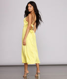 Zest Lace-Up Midi Dress