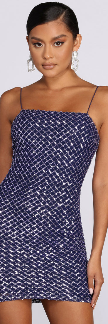 Party Girl Sequin Mini Dress helps create the best bachelorette party outfit or the bride's sultry bachelorette dress for a look that slays!