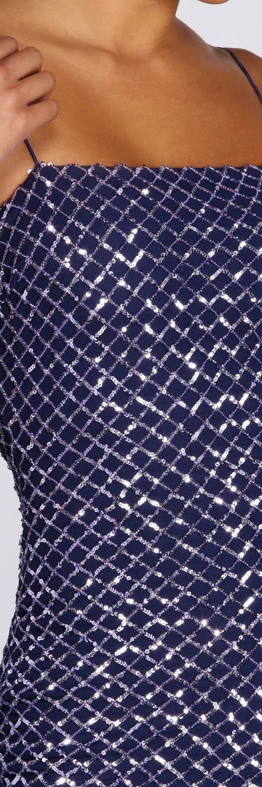 Party Girl Sequin Mini Dress