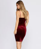 She's a Sweetheart Velvet Mini Dress