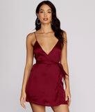 You’ll make a statement in Simply Satin Tie-Waist Dress as an NYE club dress, a tight dress for holiday parties, sexy clubwear, or a sultry bodycon dress for that fitted silhouette.