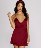 Simply Satin Tie-Waist Dress