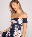 Blooming Beauty High-Low Skater Dress creates the perfect spring wedding guest dress or cocktail attire with stylish details in the latest trends for 2023!