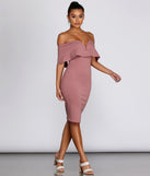 Outfit On Ponte Midi Dress