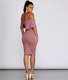 Outfit On Ponte Midi Dress