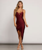 Sleek And Fab Asymmetrical Midi Dress