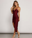 Sleek And Fab Asymmetrical Midi Dress
