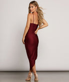 Sleek And Fab Asymmetrical Midi Dress
