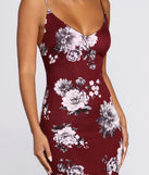 Flow With Floral Midi Dress