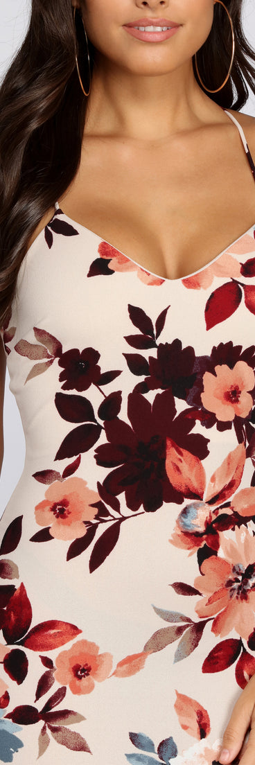 Bloom With It Mini Dress