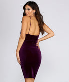 Velvet Dream Sleeveless Midi Dress