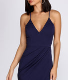 Pretty In Pleats Wrap Mini Dress creates the perfect summer wedding guest dress or cocktail party dresss with stylish details in the latest trends for 2023!