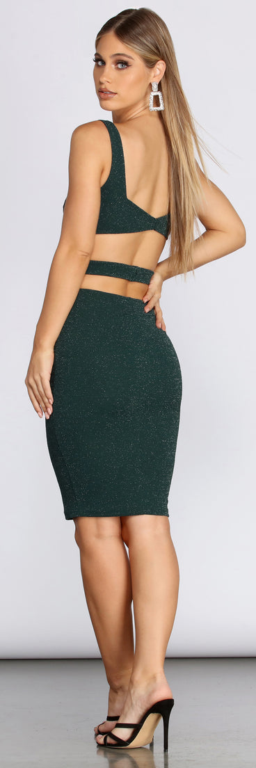Glitter Galore Midi Dress