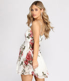 Fairy Tale Florals Chiffon Skater Dress creates the perfect spring wedding guest dress or cocktail attire with stylish details in the latest trends for 2023!