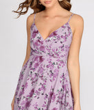 Floral Flaunt Chiffon Skater Dress