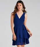 Effortless Vibes Chiffon Skater Dress creates the perfect summer wedding guest dress or cocktail party dresss with stylish details in the latest trends for 2023!