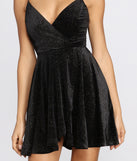 Shine All Night Glitter Skater Dress