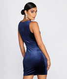 Vibin' In Velvet Mini Dress