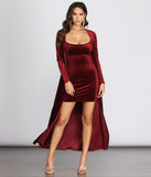 Velvet Luxe Mini Dress