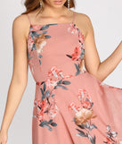 Effortless Beauty Floral Skater Dress