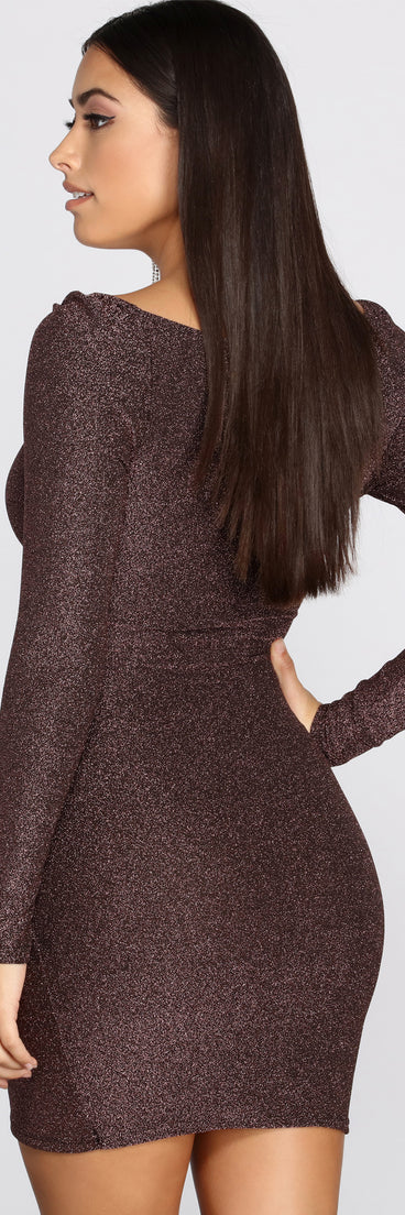 Long Sleeve Glitter Knit Mini Dress is a trendy pick to create 2023 festival outfits, festival dresses, outfits for concerts or raves, and complete your best party outfits!