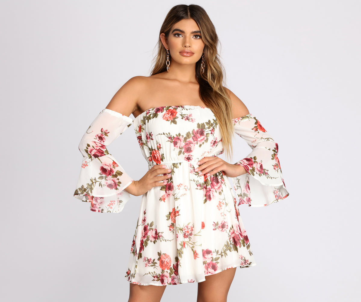 Flow With The Floral Skater Dress & Windsor