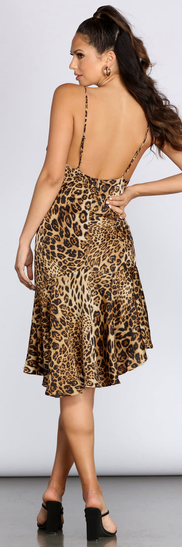 Fierce And Fine High Low Midi Dress