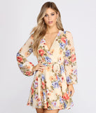 Floral Babe Chiffon Skater Dress creates the perfect spring wedding guest dress or cocktail attire with stylish details in the latest trends for 2023!