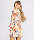 Floral Babe Chiffon Skater Dress creates the perfect spring wedding guest dress or cocktail attire with stylish details in the latest trends for 2023!