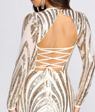 Sequined Charmer Mini Dress
