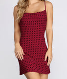Sleeveless Polka Dot Mini Dress
