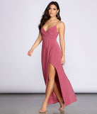 Serving Up Sass Maxi Dress is a stunning choice for a bridesmaid dress or maid of honor dress, and to feel beautiful at Prom 2023, spring weddings, formals, & military balls!