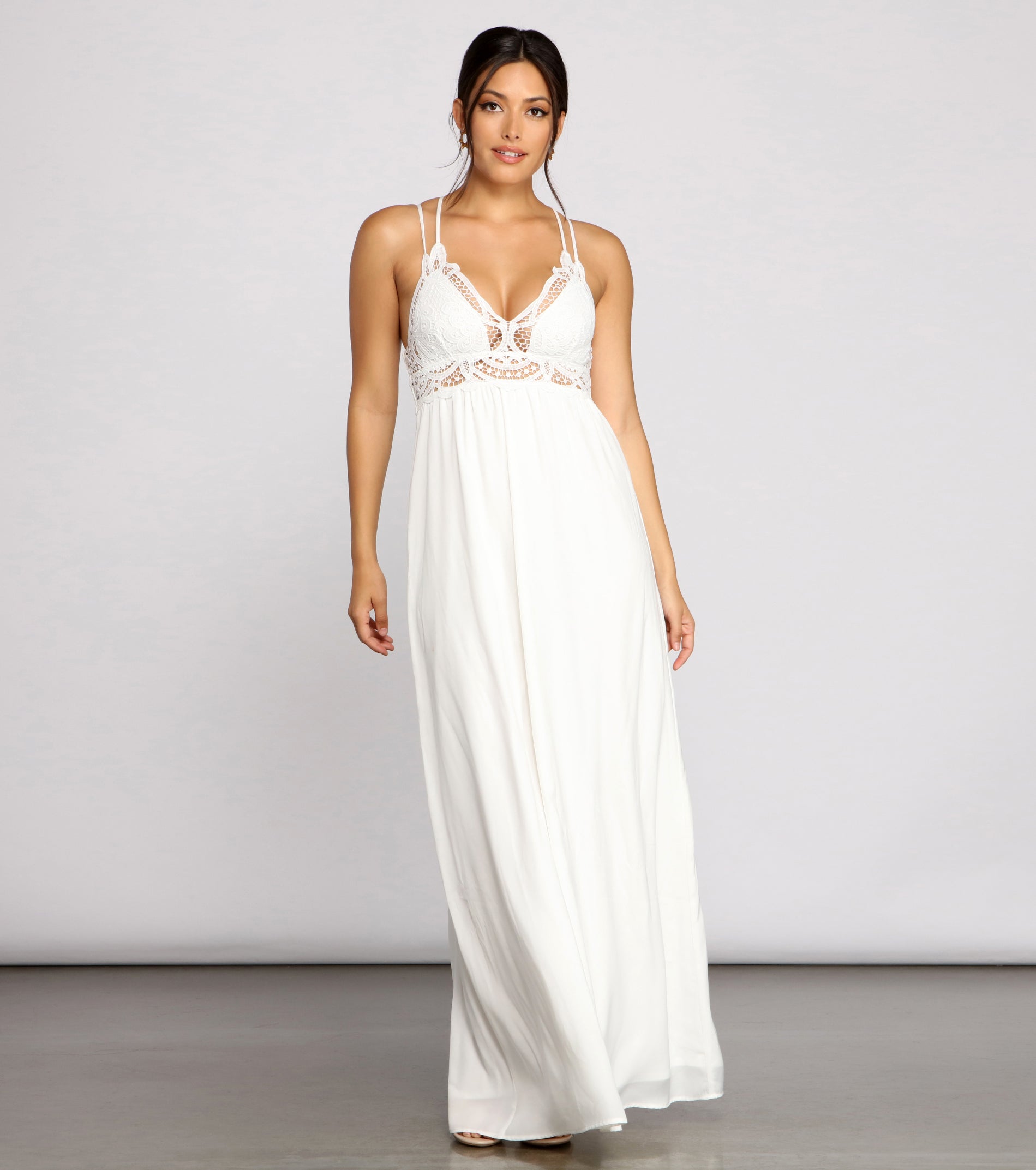 WAVES OF LIFT WOVEN MAXI DRESS