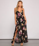 Pop Of Floral Mesh Maxi Dress creates the perfect spring wedding guest dress or cocktail attire with stylish details in the latest trends for 2023!