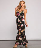 Pop Of Floral Mesh Maxi Dress creates the perfect spring wedding guest dress or cocktail attire with stylish details in the latest trends for 2023!