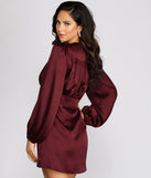 Satin Satisfaction Button Down Dress