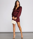 Satin Satisfaction Button Down Dress