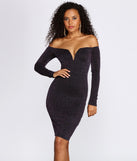 Glow Chaser Glitter Mini Dress helps create the best bachelorette party outfit or the bride's sultry bachelorette dress for a look that slays!