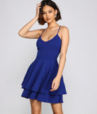 Simply Adorable Layered Skater Dress creates the perfect spring wedding guest dress or cocktail attire with stylish details in the latest trends for 2023!