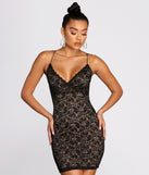 Out For The Night Lace Mini Dress