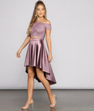 The Enchanting Beauty High-Low Dress is a gorgeous pick as your 2023 prom dress or formal gown for wedding guest, spring bridesmaid, or army ball attire!