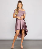 The Enchanting Beauty High-Low Dress is a gorgeous pick as your 2023 prom dress or formal gown for wedding guest, spring bridesmaid, or army ball attire!
